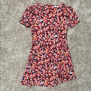 NWOT- Floral Short Sleeve Dress